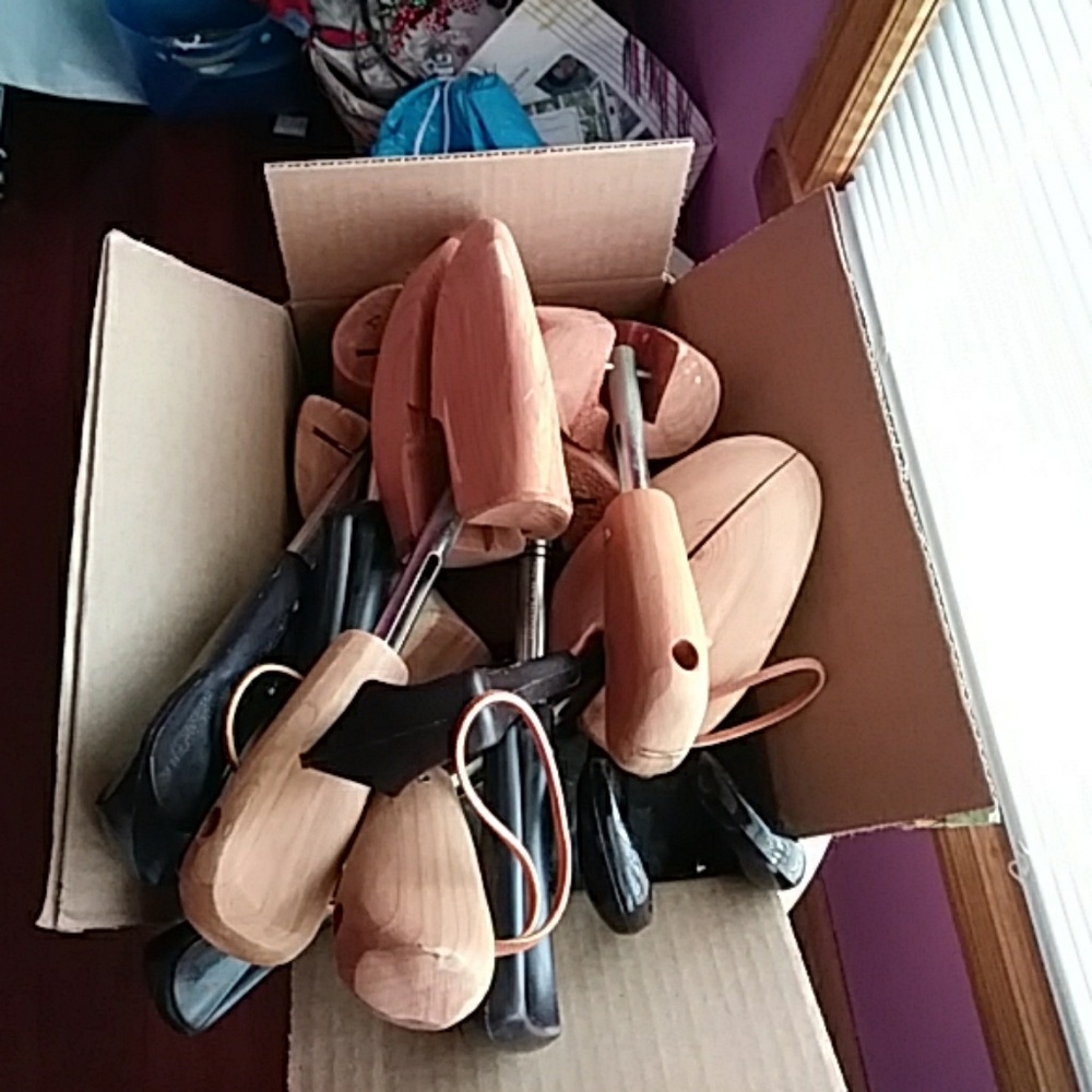 Box of 10 shoe trees